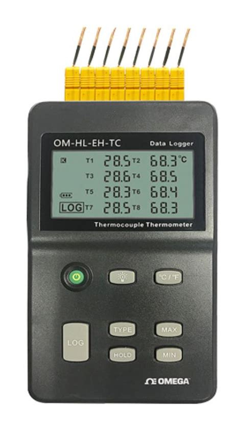 omega thermocoupling data logger